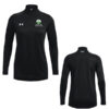 UA W Team Tech LS half zip
