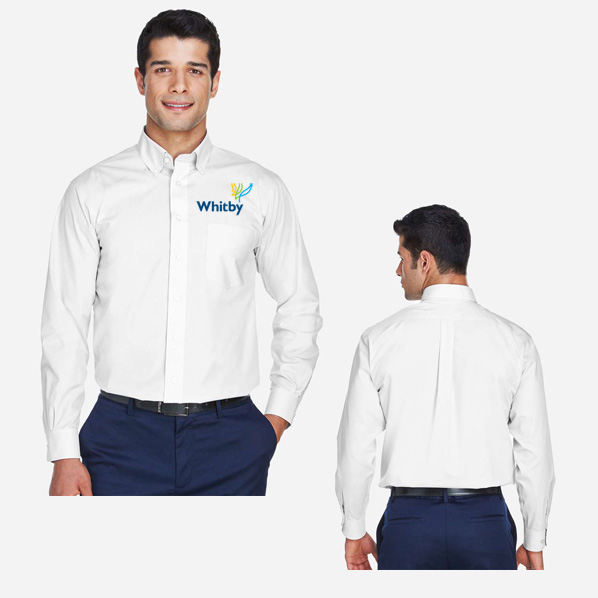 Mens Dress Shirt White