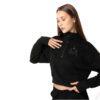 GM-Half Zip Cropped Hoodie