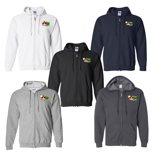 Full Zip Hooded Sweatshirt
